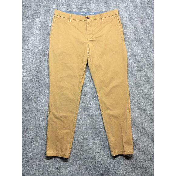 Old Navy Other - Old Navy Khaki Pants Men's 36x32 Beige Athletic Taper Flex Doe A Deer Preppy